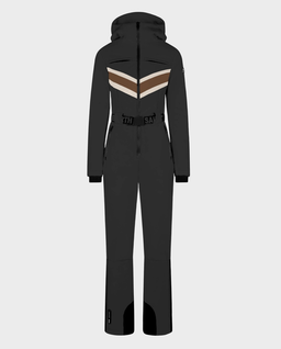 Czarny kombinezon narciarski z technologią Recco - Image #0