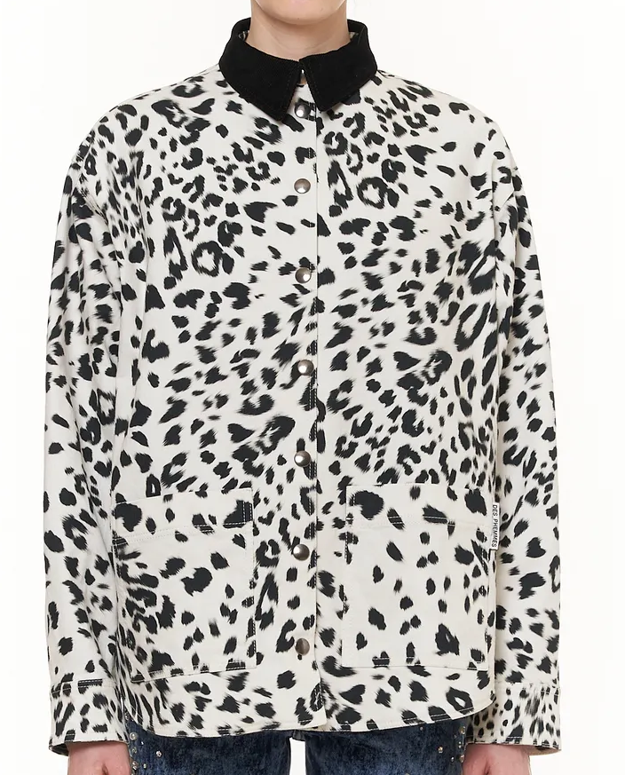Koszula z wzorem w panterkę
