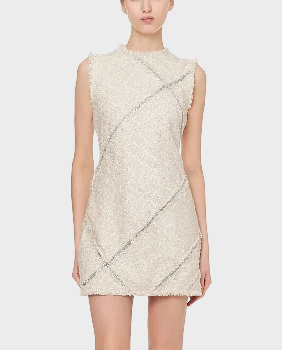 Kremowa sukienka mini - Image #0