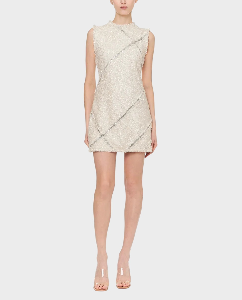 Kremowa sukienka mini - Image #1