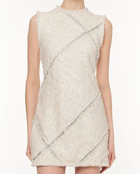 Kremowa sukienka mini - Image #2