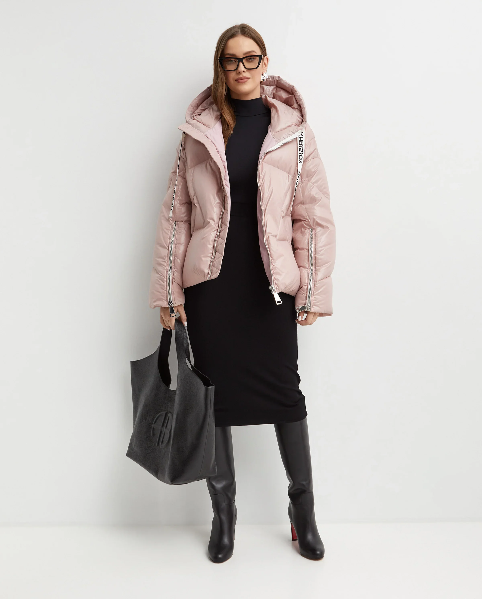 Różowa kurtka puchowa - Image #5