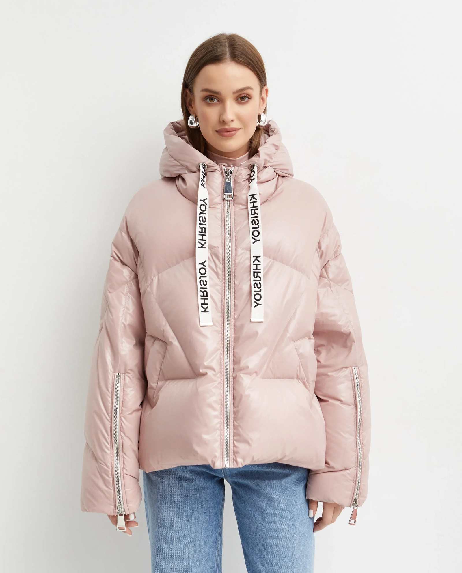 Różowa kurtka puchowa - Image #0