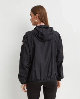 Czarna kurtka z kapturem Fegeo - Image #3