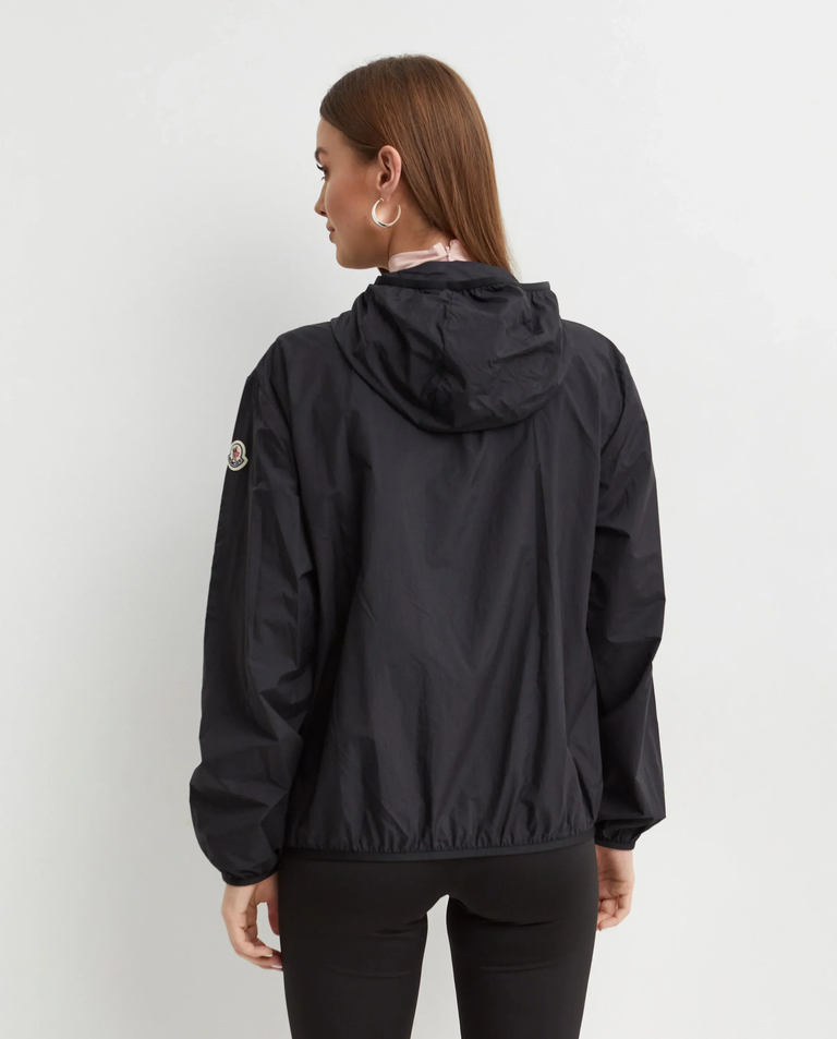 Czarna kurtka z kapturem Fegeo - Image #3