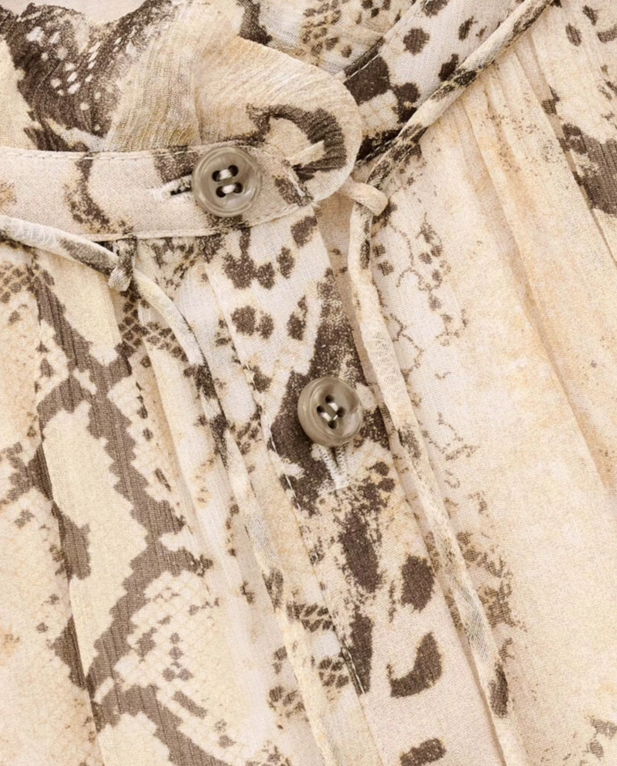 Kremowa sukienka Sahara w wzorem - Image #2