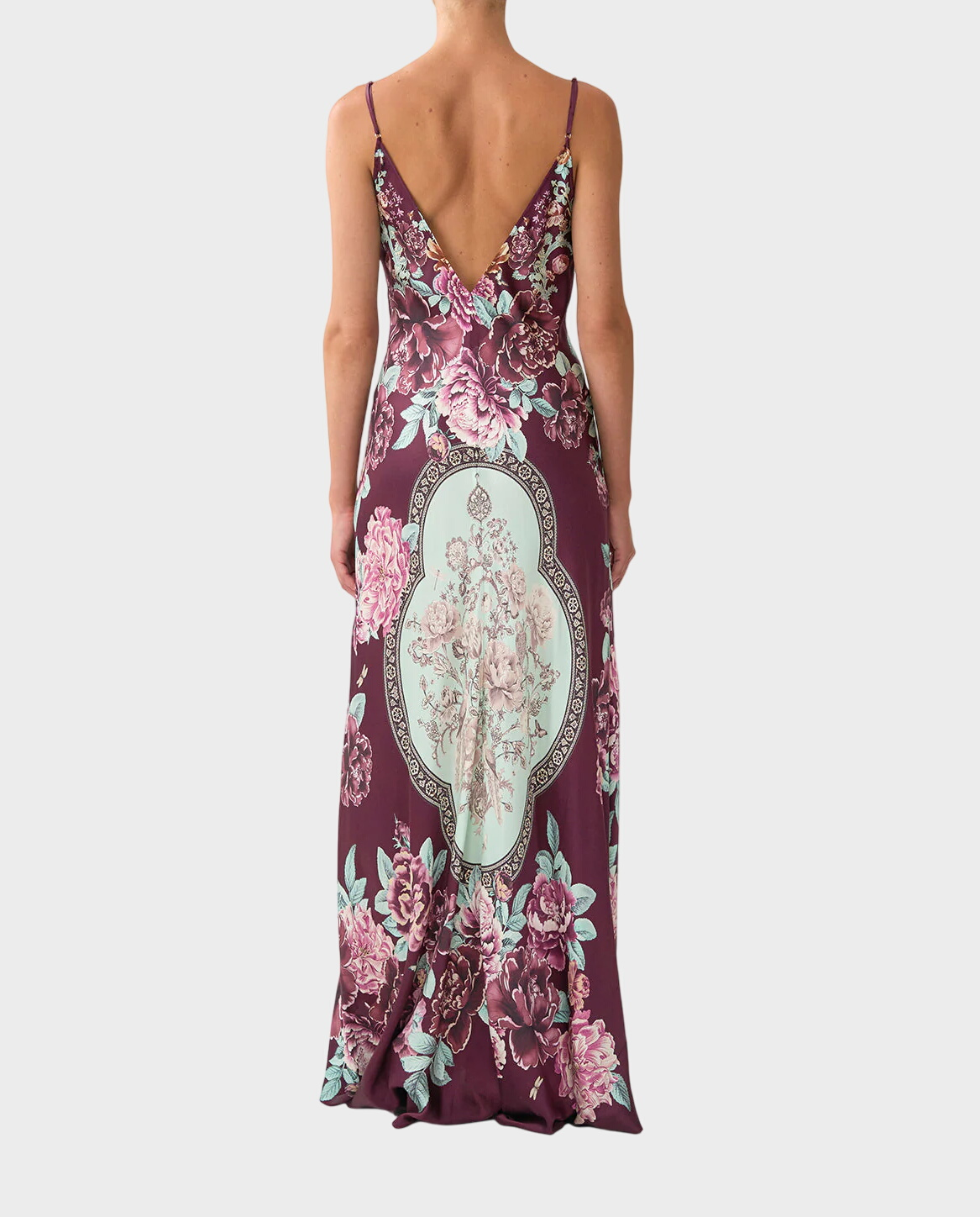 Jedwabna sukienka maxi - Image #2