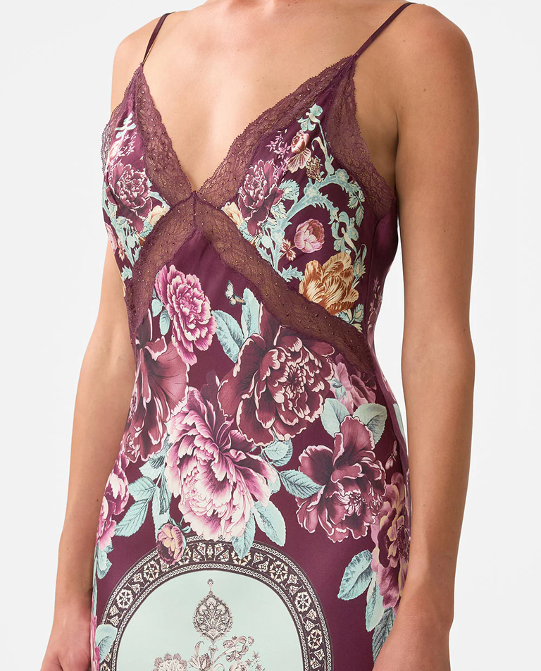 Jedwabna sukienka maxi - Image #4