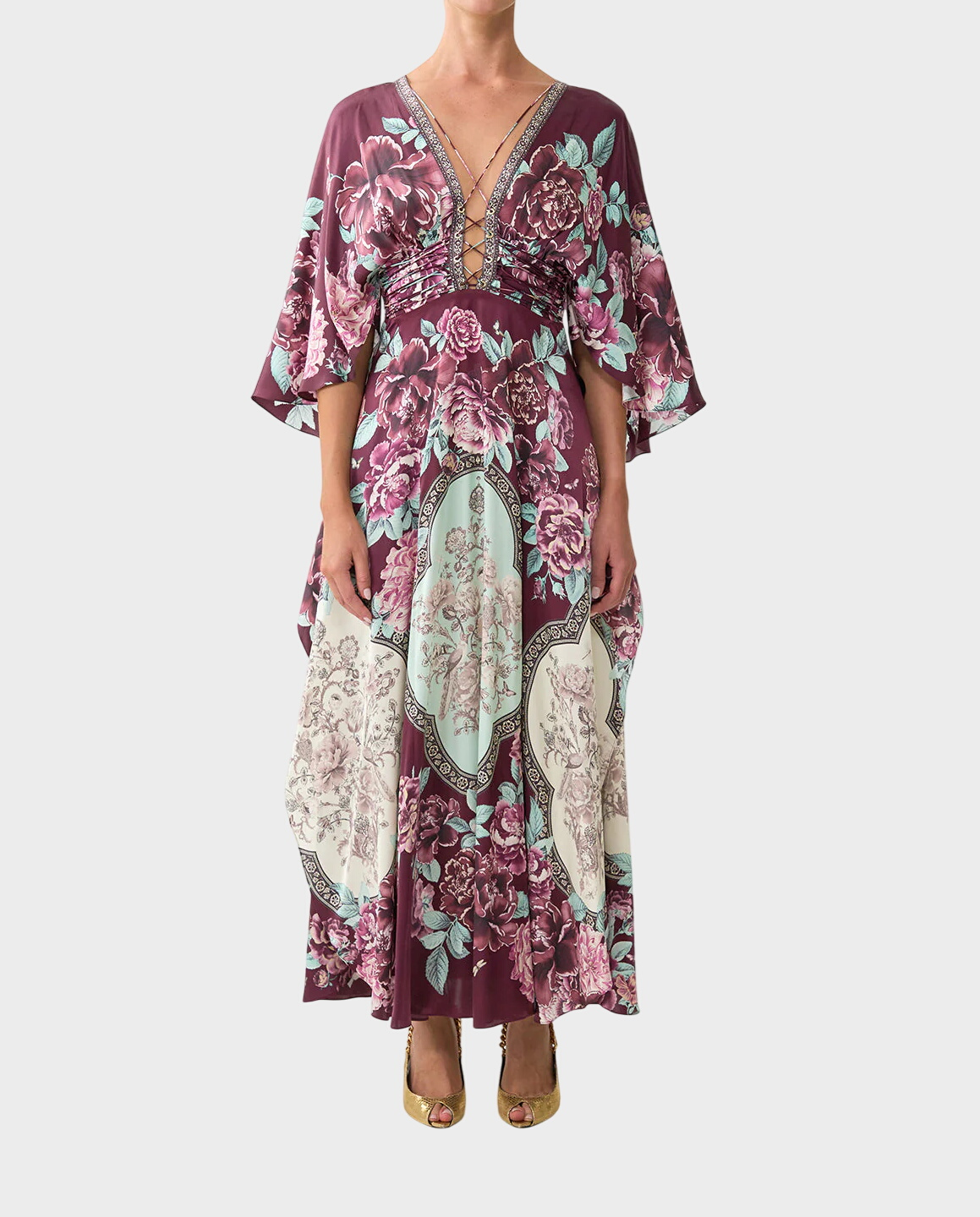 Jedwabna sukienka maxi - Image #0