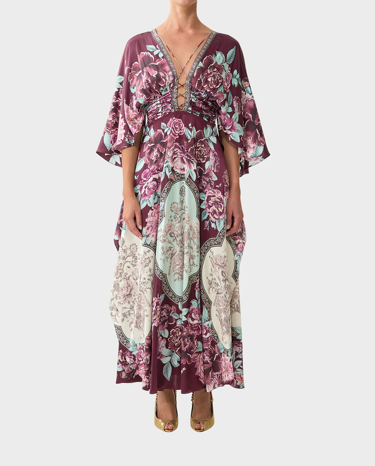 Jedwabna sukienka maxi