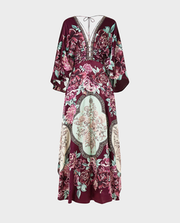 Jedwabna sukienka maxi - Image #1