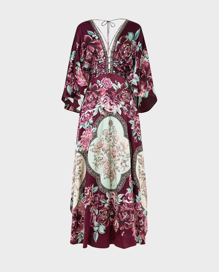 Jedwabna sukienka maxi