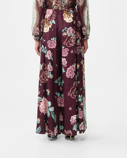 Jedwabne spodnie w kwiaty - Image #2