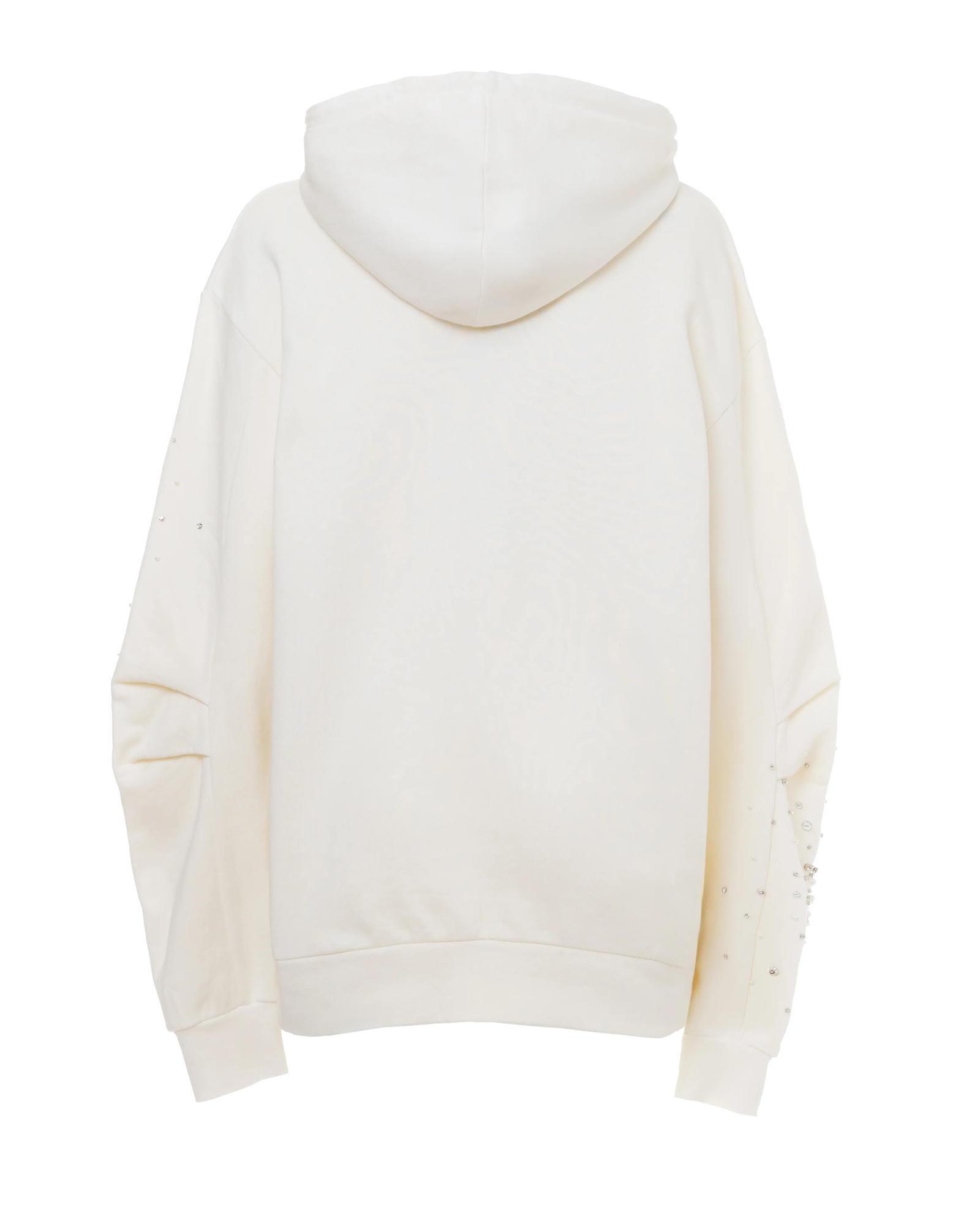 Kremowa bluza z kapturem - Image #2