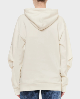 Kremowa bluza z kapturem - Image #1