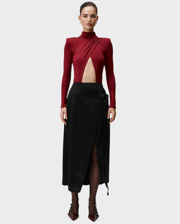 Burgundowe body Supermodel Secrets - Image #2