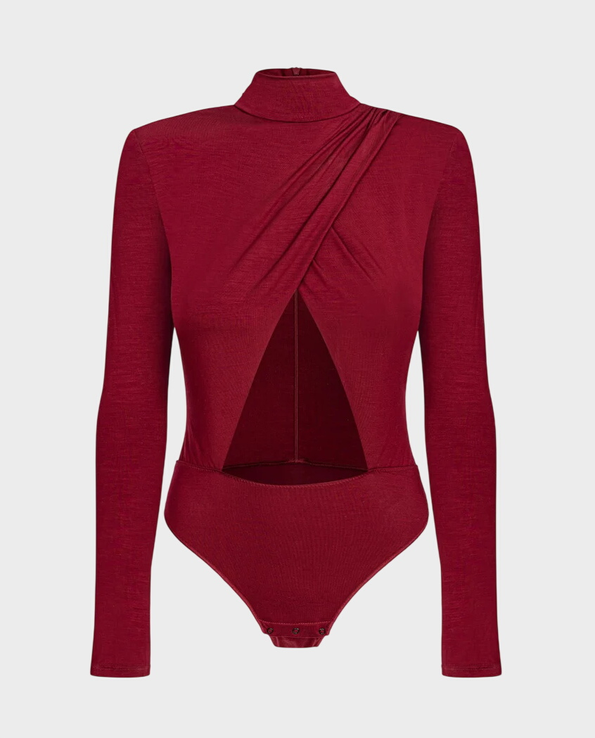 Burgundowe body Supermodel Secrets - Image #0