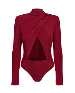 Burgundowe body Supermodel Secrets - Image #6