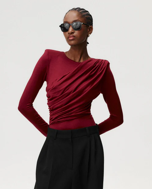 Burgundowe body American Beauty - Image #4