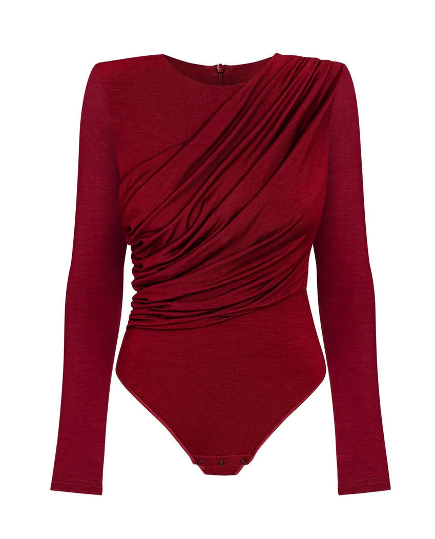 Burgundowe body American Beauty - Image #5