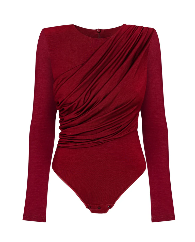 Burgundowe body American Beauty - Image #5