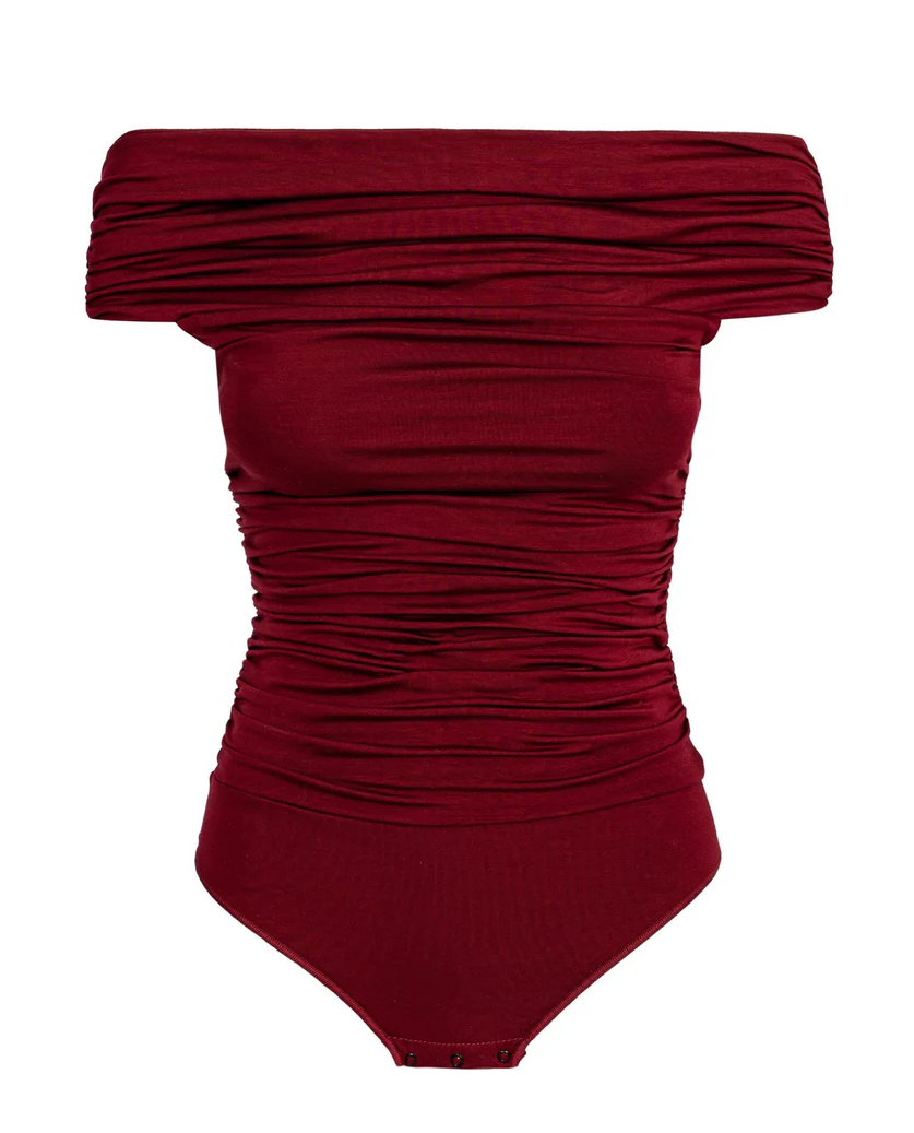 Burgundowe body Buttercup - Image #3