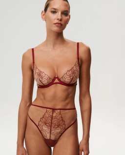 Burgundowe stringi Adore - Image #1