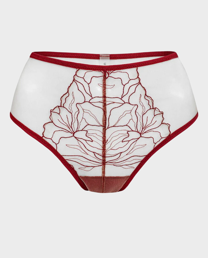 Burgundowe stringi Adore - Image #0