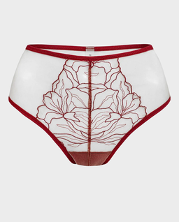 Burgundowe stringi Adore - Image #0