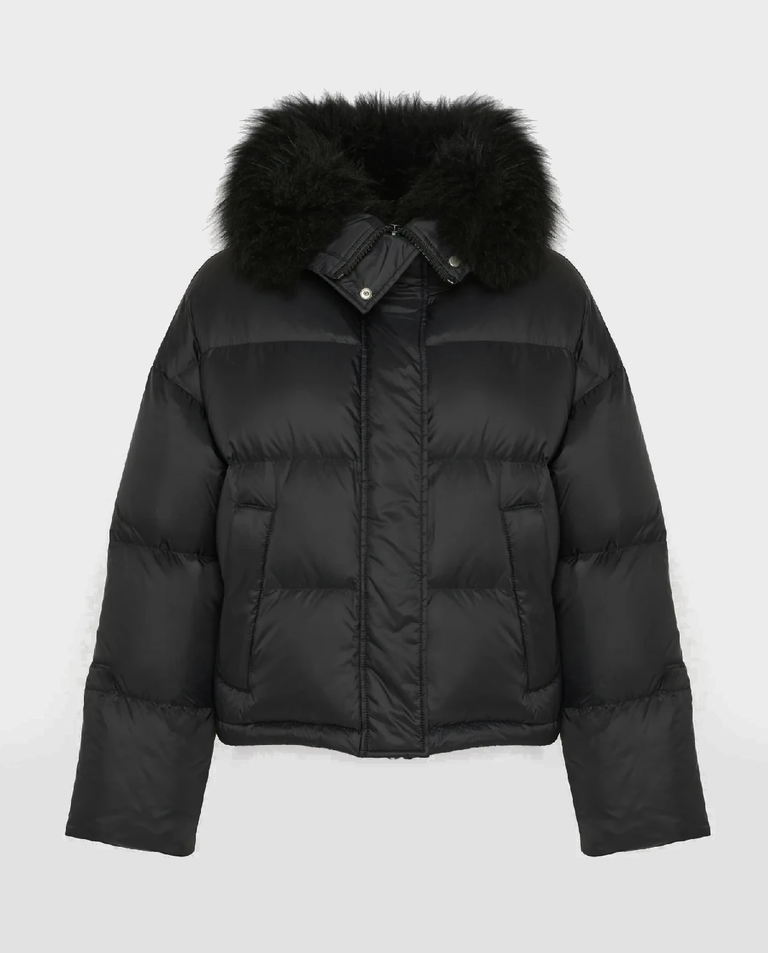 Czarna krótka kurtka puchowa YS Army