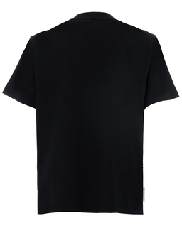 Czarny t-shirt z ozdobnymi aplikacjami - Image #3