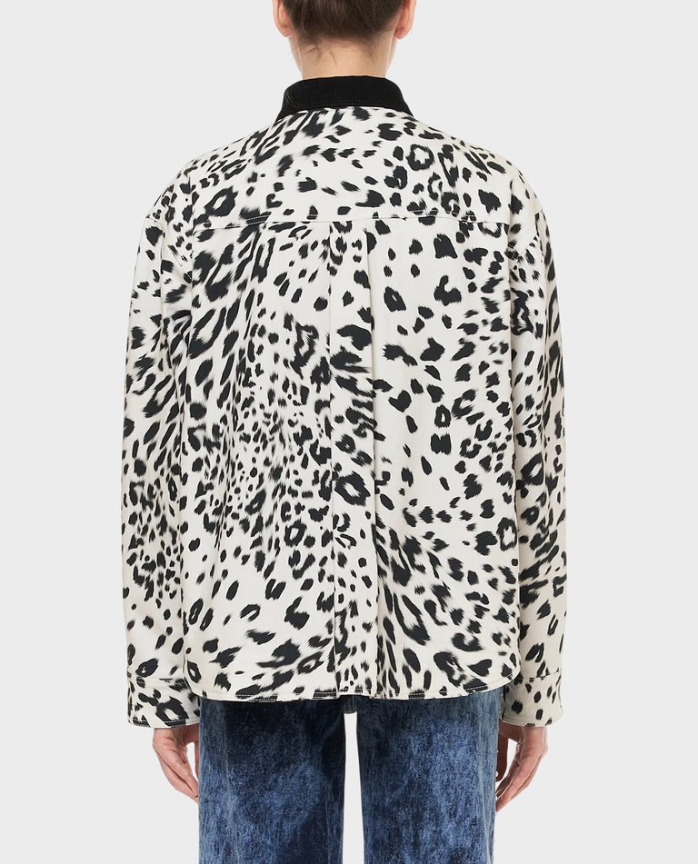 Koszula z wzorem w panterkę