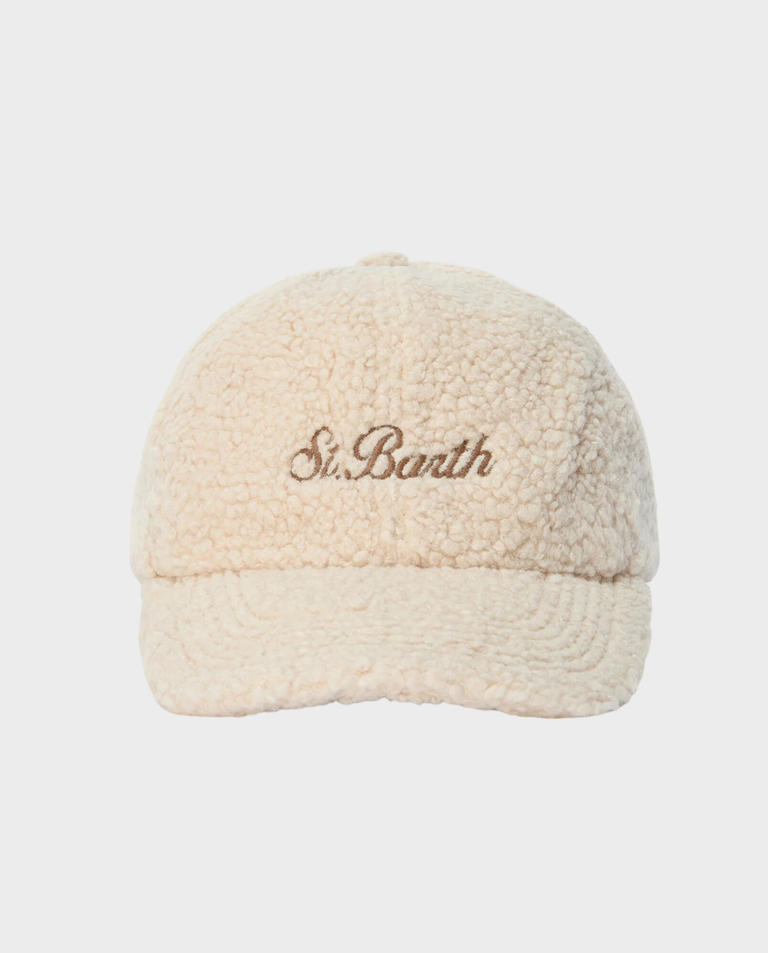 Beżowa czapka z daszkiem