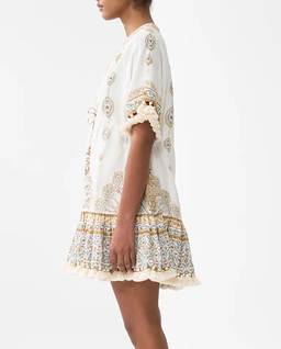 Lniana sukienka mini - Image #3