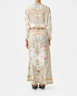 Jedwabna sukienka maxi - Image #2