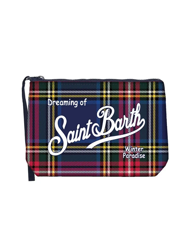 Zestaw prezentowy z czerwoną czapką i saszetką