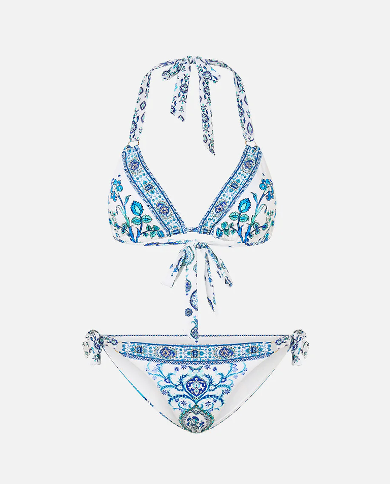 Wzorzysty zestaw bikini