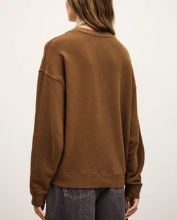 Brązowa bluza z logo Benjamin - Image #1