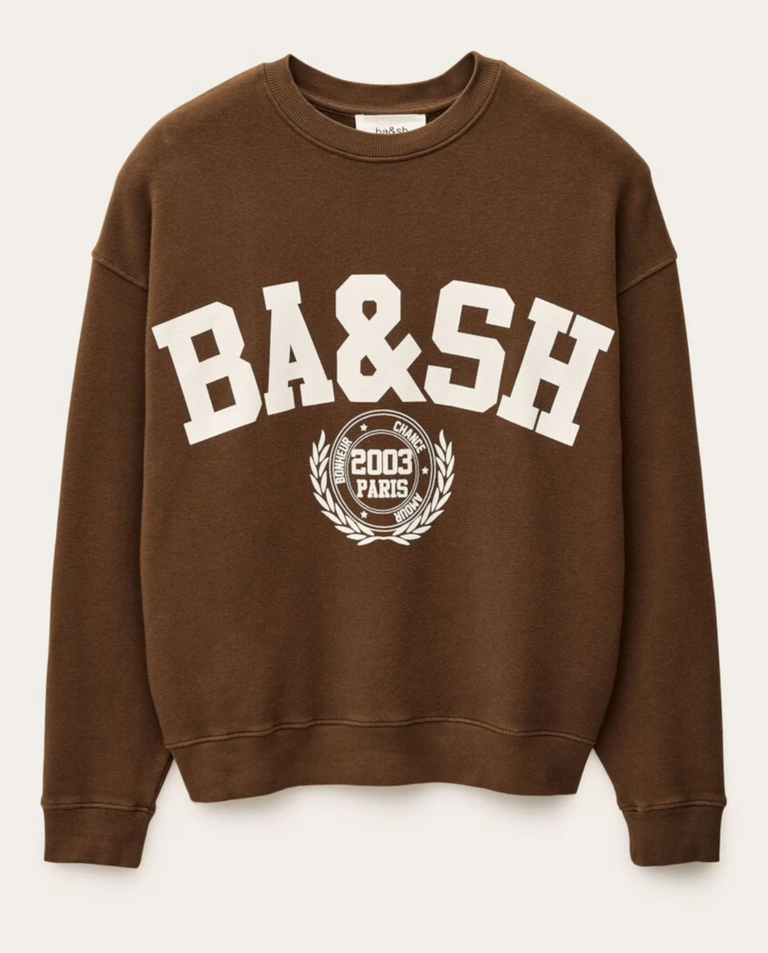 Brązowa bluza z logo Benjamin - Image #2