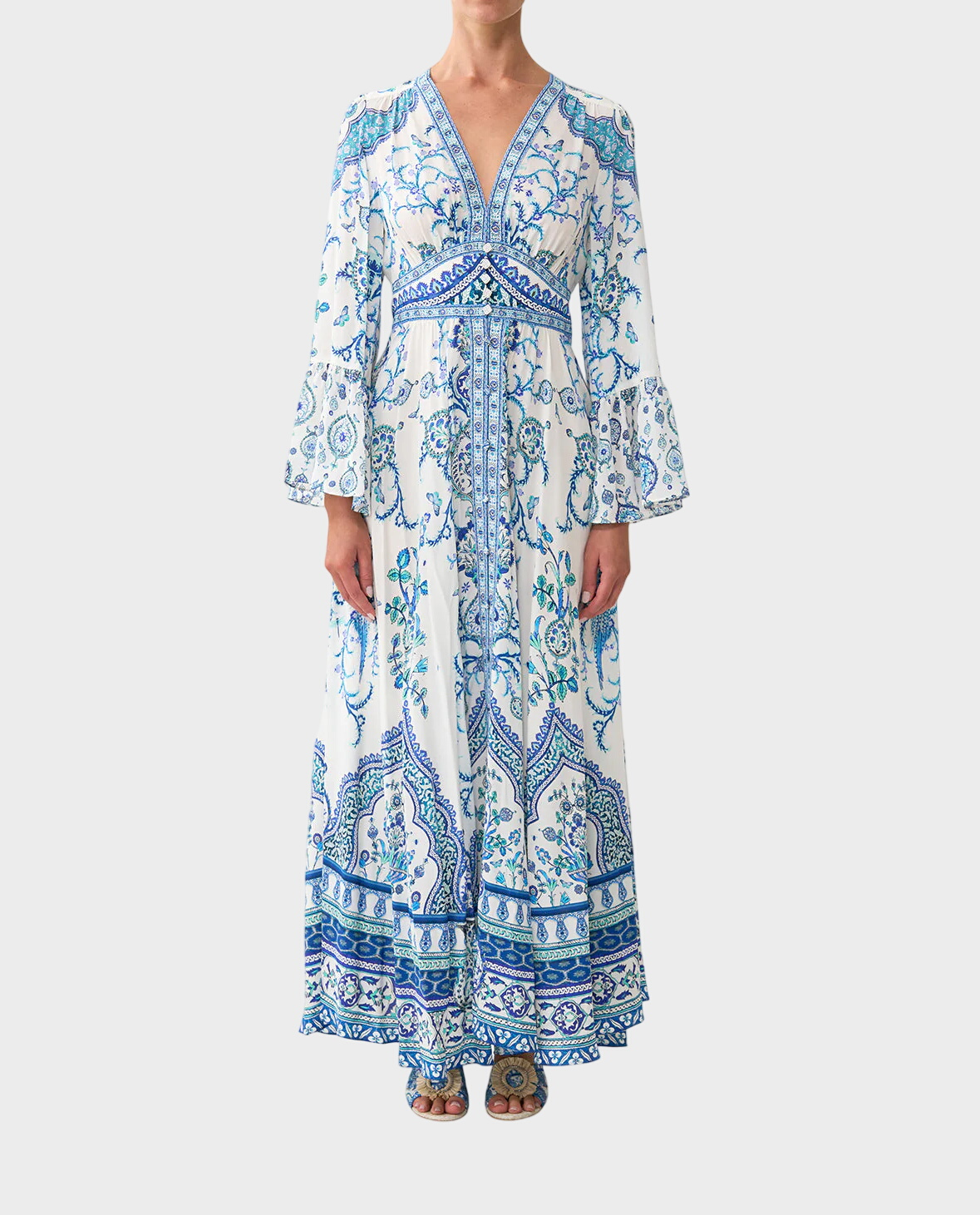 Jedwabna sukienka maxi - Image #0