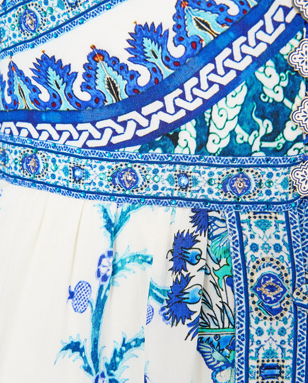 Jedwabna sukienka maxi - Image #5