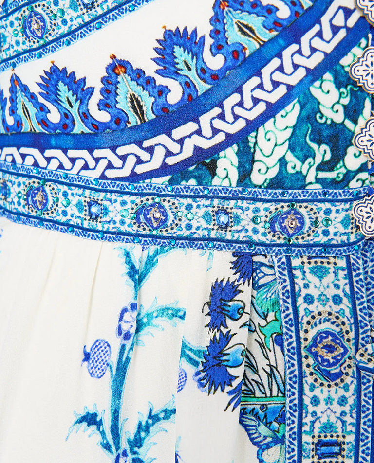 Jedwabna sukienka maxi - Image #5