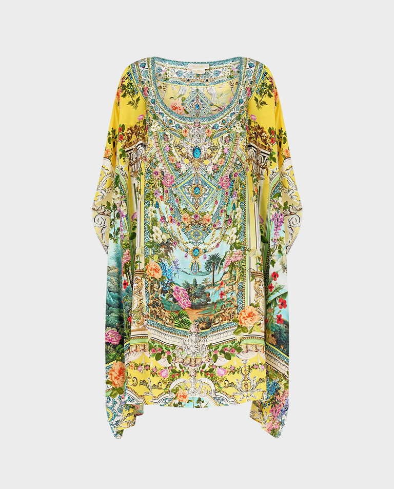 Jedwabna wzorzysta tunika