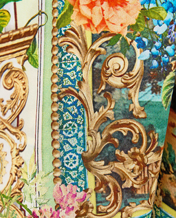 Jedwabna wzorzysta tunika - Image #5