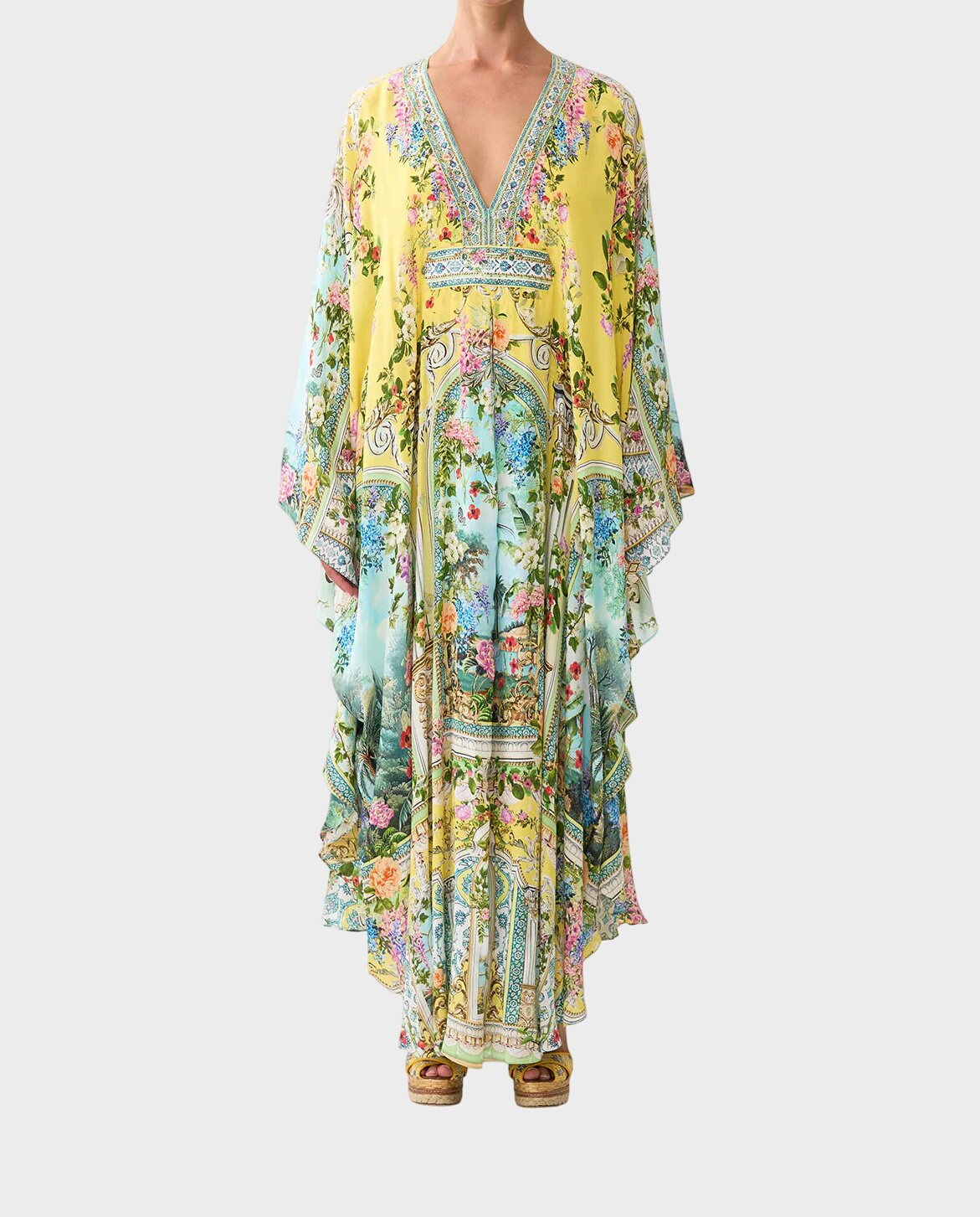 Jedwabna sukienka maxi - Image #0