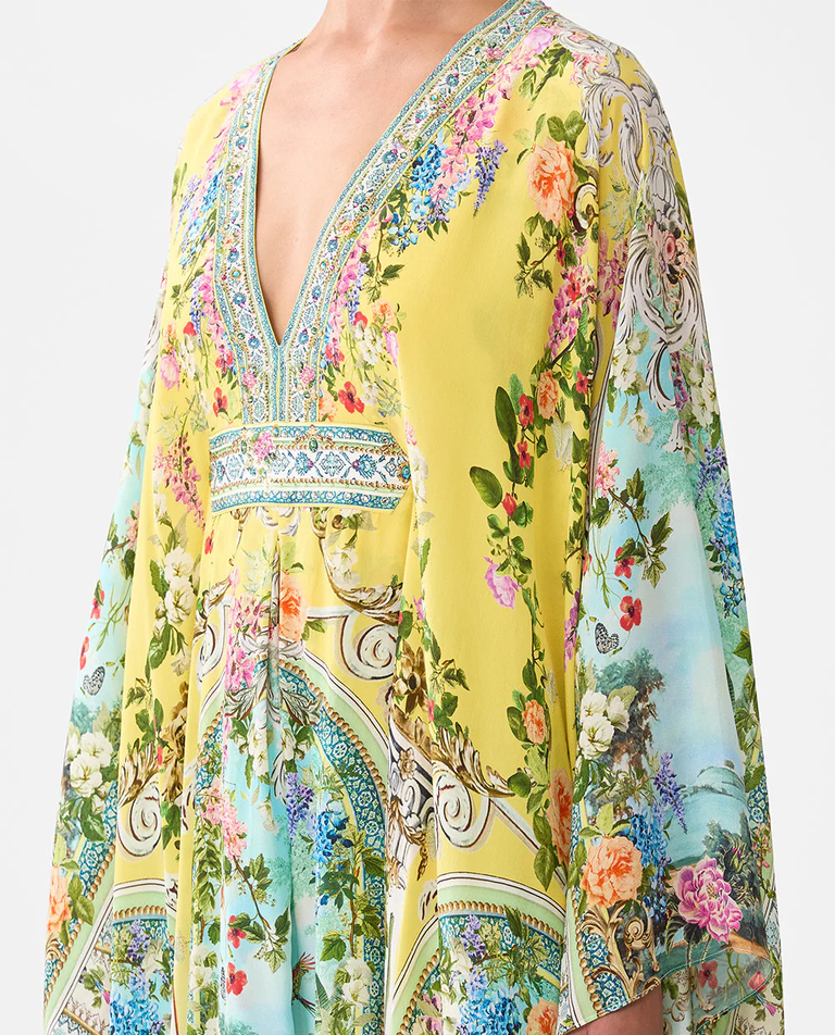 Jedwabna sukienka maxi - Image #4