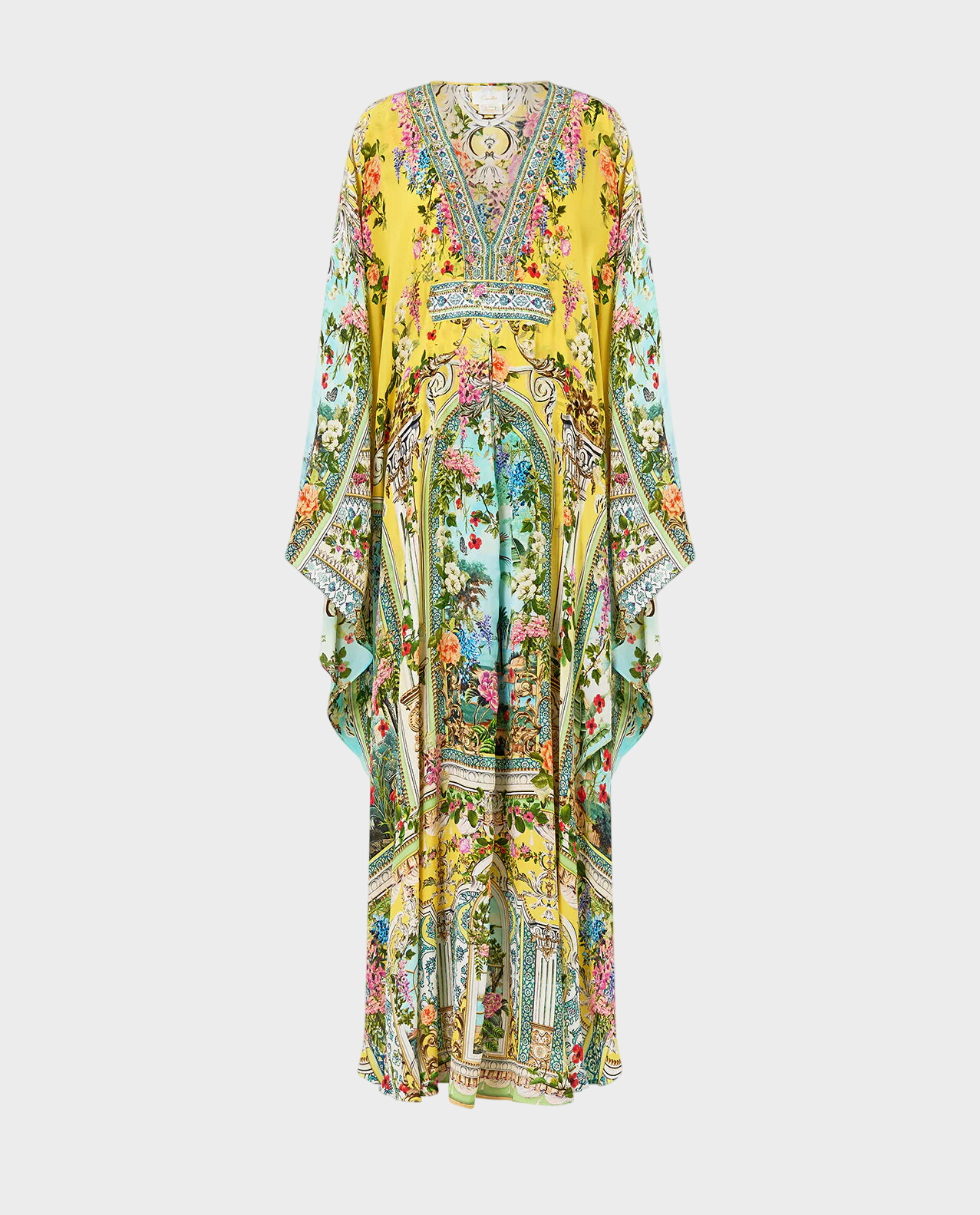 Jedwabna sukienka maxi - Image #1