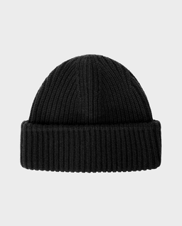 Czarna kaszmirowa czapka beanie - Image #1