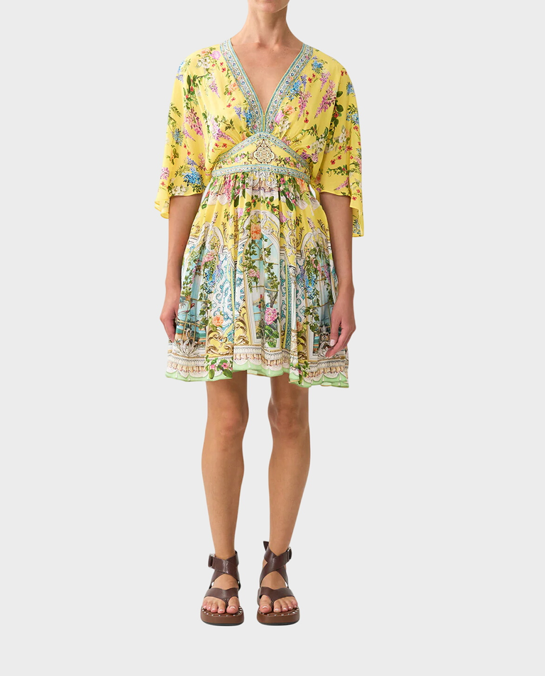 Jedwabna sukienka mini