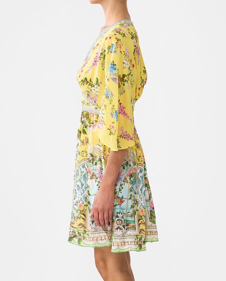 Jedwabna sukienka mini - Image #3